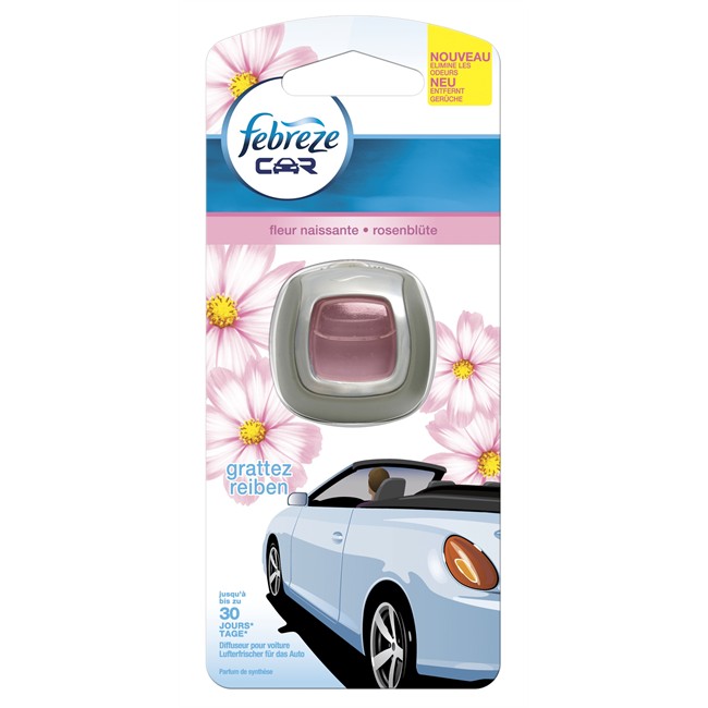 Désodorisant auto FEBREZE Car Fleurs Naissantes