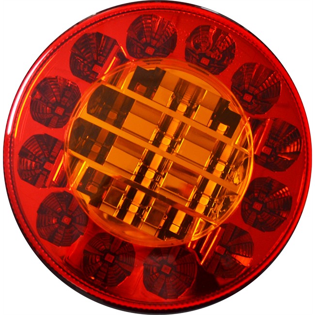 1 Feu Arrière À Led 3 Fonctions 122 Mm 10-30v Norep
