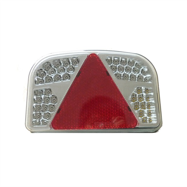 1 Feu Arrière Droit À Led 7 Fonctions Avec Triangle Réfléchissant 12v Norep