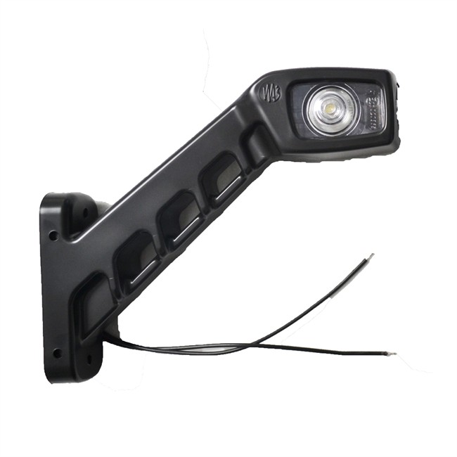 1 Feu De Gabarit Déporté Droit À Led Bicolore Orange Et Blanc 10-30v Norep