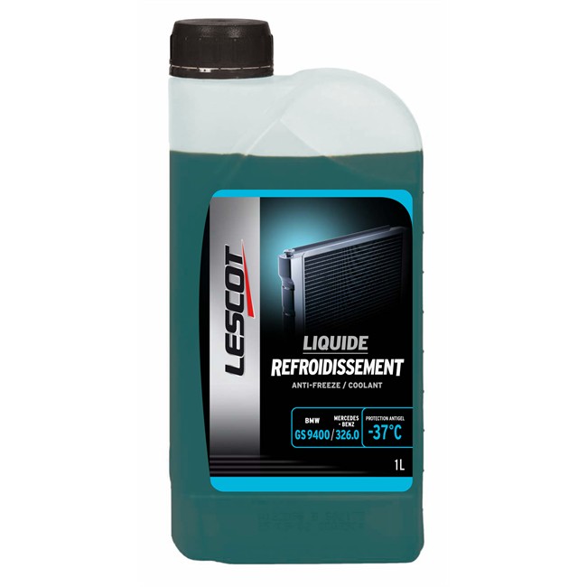 Liquide De Refroidissement Bleu -37°c Lescot 1 L