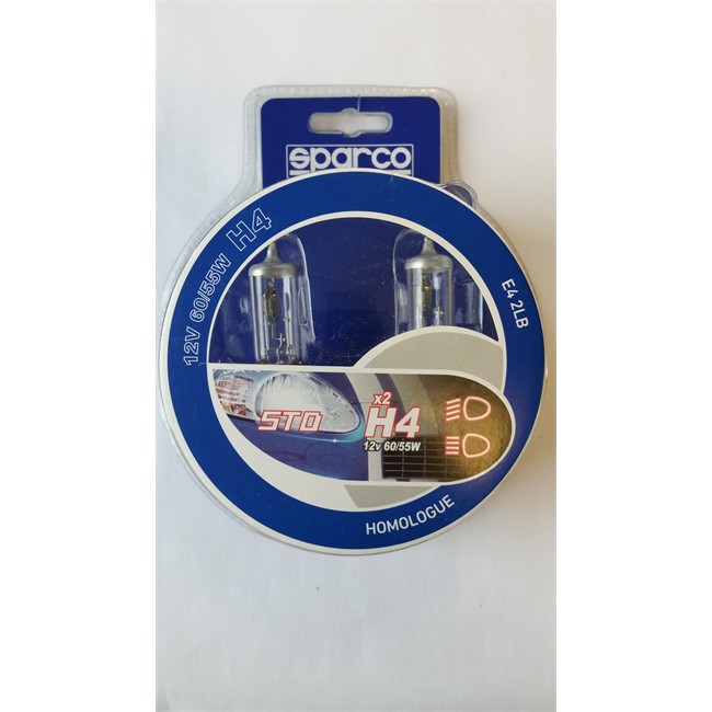 2 Ampoules Sparco Corsa H4 60/55 W 12 V