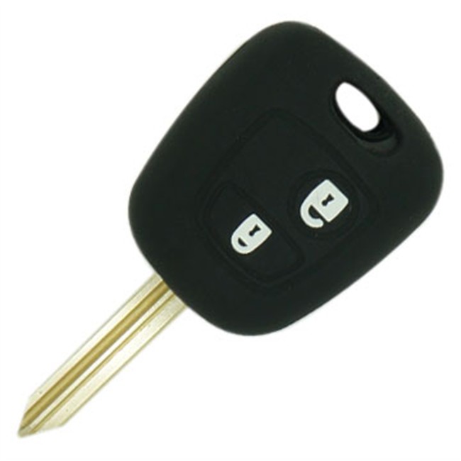Coque Silicone Clé Voiture Noire
