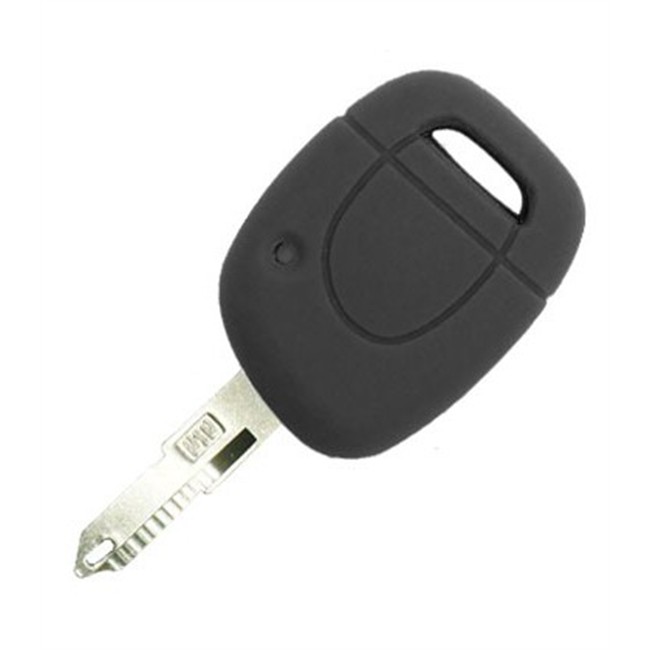 Coque Silicone Clé Voiture Noire