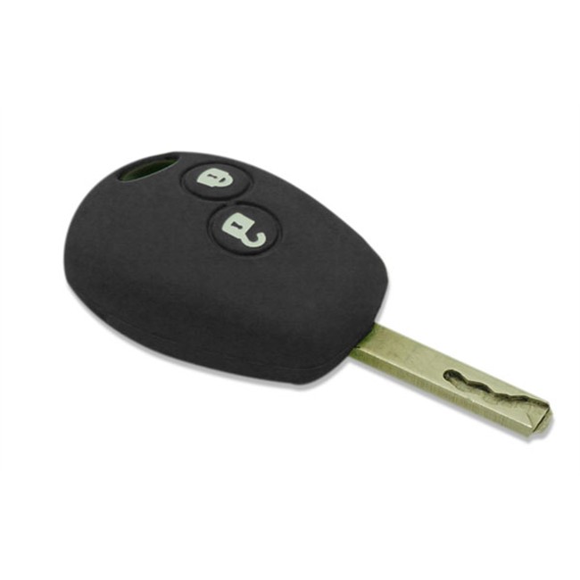 Coque Silicone Clé Voiture Noire