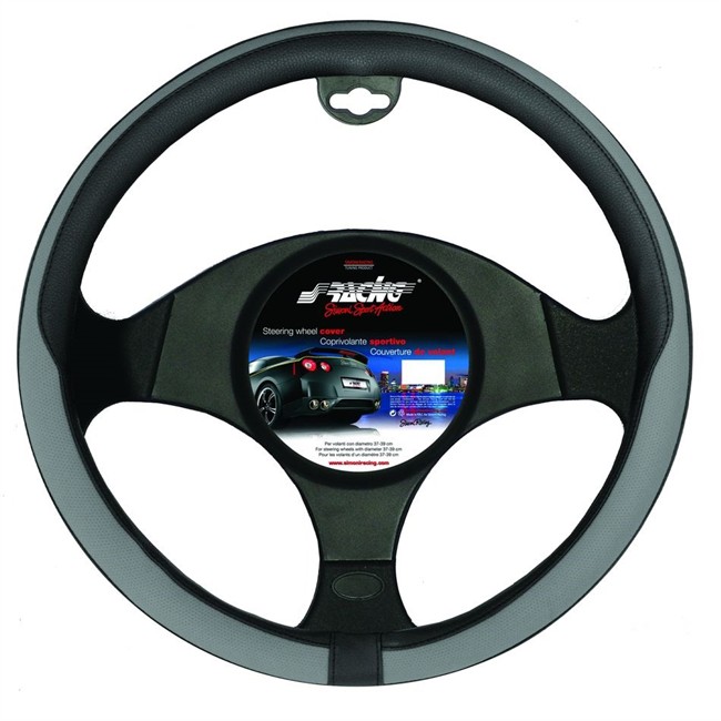 Couvre Volant Sracing Tidy Noir Et Gris