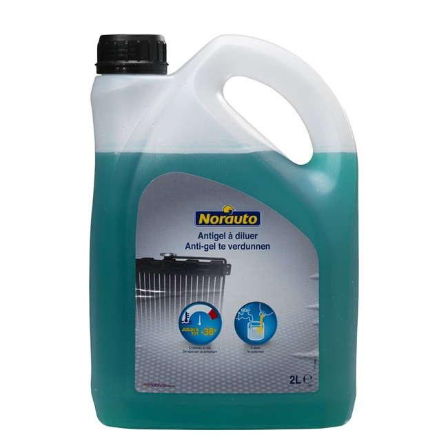 Liquide De Refroidissement Antigel Concentré -38°c Norauto 2 L