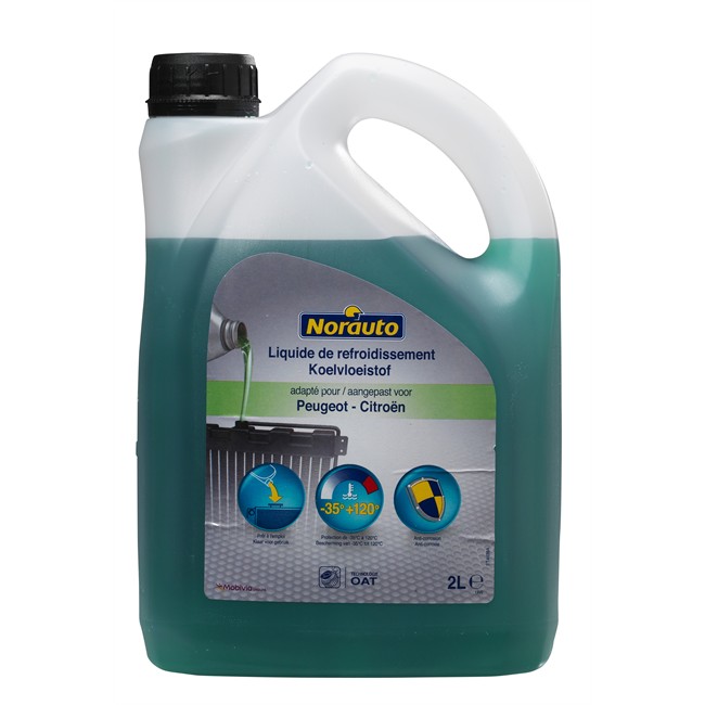 Liquide De Refroidissement Vert -35°c Norauto 2 L