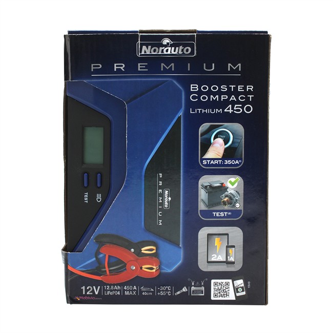 Booster Compact Norauto Premium Lithium Lifepo4 13 Ah 12 V
