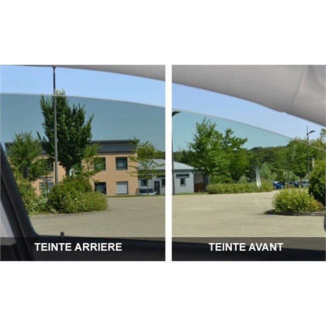 Film solaire sur mesure vitres avant 70%, vitres et lunette arrières 20% VARIANCE